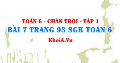 Bài 7 trang 93 SGK Toán 6 Tập 1 Chân trời sáng tạo